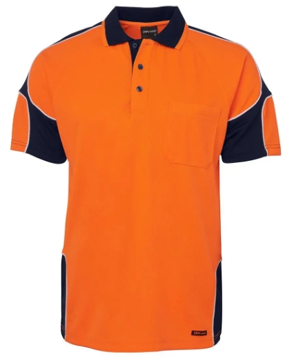 Picture of JB's Wear, HV S/S Arm Panel Polo